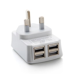 5V 4A 4-Port USB Power Adapter AU Plug White